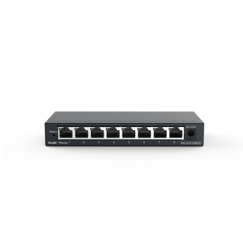 REYEE RG-ES108GD, 8-port 10/100/1000Mbps Unmanaged Non-PoE Switch - Zapcart Technology Qatar