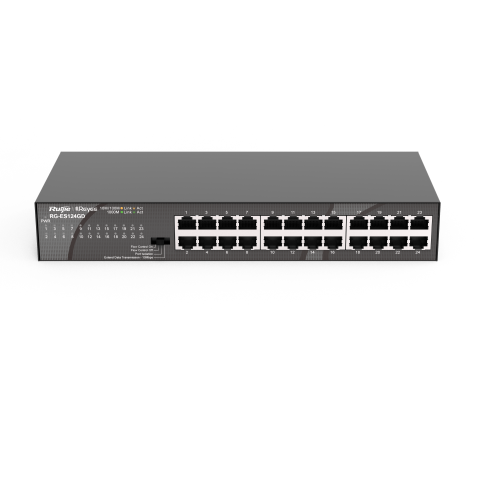 REYEE RG-ES124GD, 24-port 10/100/1000Mbps Unmanaged Switch - Zapcart Technology Qatar