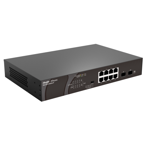 RG-ES110GDS-P, 10-port 10/100/1000Mbps Unmanaged PoE Switch - Zapcart Technology Qatar