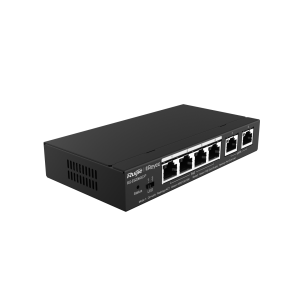 RG-ES206GC-P, 6-Port Gigabit Smart Cloud Managed PoE Switch - Zapcart Technology Qatar