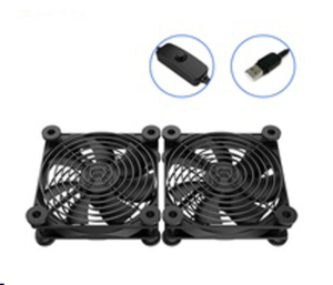 Router Radiator Cooler Fan Quiet USB 5V Powered Air Cooling Fan (USB-12025D) - Zapcart Technology Qatar