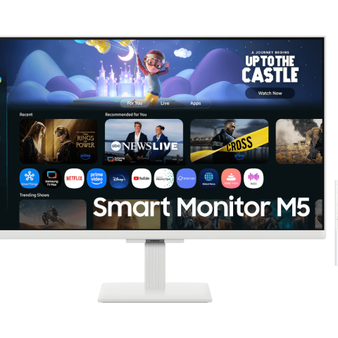 Samsung LS27FM501EEXXS 27" Smart Monitor M5 M50F FHD - White - Zapcart Technology Qatar