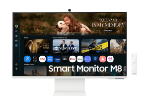 Samsung LS32FM803UEXXS 32" Smart Monitor M8 M80F 4K Samsung Vision AI - White - Zapcart Technology Qatar