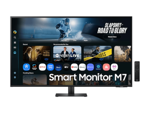 Samsung LS43FM702UEXXS 43" Smart Monitor M7 M70F 4K Samsung Vision AI - Black - Zapcart Technology Qatar