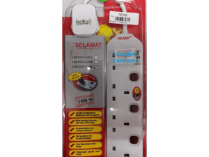 Selamat Extension Trailing Socket Power Cord - MA1184-5M / MA1134-3M - Zapcart Technology Qatar