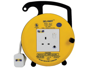 SELAMAT(2K211H-6M)-1G Cable Reel With 6Metrer - Zapcart Technology Qatar