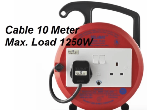 SELAMAT(2K222H-10M)-2 GANG Cable Reel With 10Metrer - Zapcart Technology Qatar