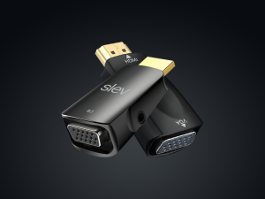 Slev HD2V HDMI to VGA Converter with Audio Port - Zapcart Technology Qatar