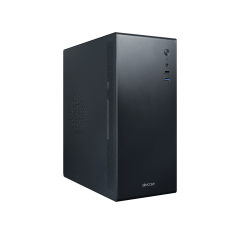 SLEV SPOTLESS M MICRO ATX CASE Black Colour - Zapcart Technology Qatar