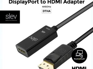 Slev ZH-DTHA DisplayPort to HDMI Adapter - Zapcart Technology Qatar