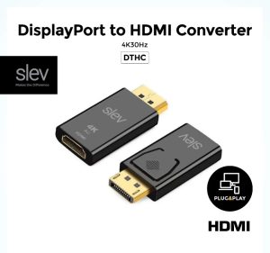 Slev ZH-DTHC DisplayPort to HDMI Converter - Zapcart Technology Qatar
