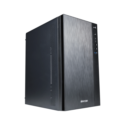 Slevcase A-TOUCH Micro-ATX Case - Black Colour - Zapcart Technology Qatar