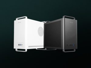 Slevcase ENVISION MICRO ATX CASE Black/White Colour - Zapcart Technology Qatar