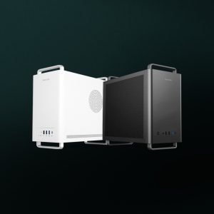 Slevcase ENVISION MICRO ATX CASE Black/White Colour - Zapcart Technology Qatar