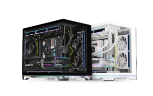 Slevcase Nebula SLEEK RGB MICRO-ATX CASE (Casing with 3pcs Spectra ARGB PWM Fans & 6 Ports ARGB Hub (1 Forward, 2 Reverse)) - Zapcart Technology Qatar