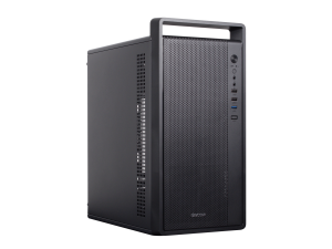 Slevcase NOMA PLUS Micro-ATX Case - Black Colour (Casing with SE380 ATX power supply (Pre-installed)) - Zapcart Technology Qatar