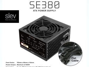 SLEVNERGY SE380 ATX Power Supply (380W Max) - Zapcart Technology Qatar