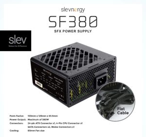 SLEVNERGY SF380 SFX Power Supply (380W Max) - Zapcart Technology Qatar