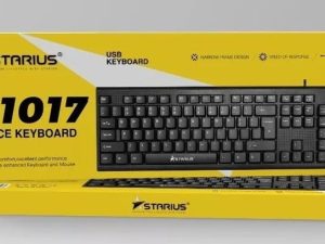 STARIUS K1017U Slim Wired USB Keyboard standard keyboard - Zapcart Technology Qatar