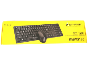 STARIUS KMWS100 2.4G Wireless Keyboard and Mouse - Zapcart Technology Qatar