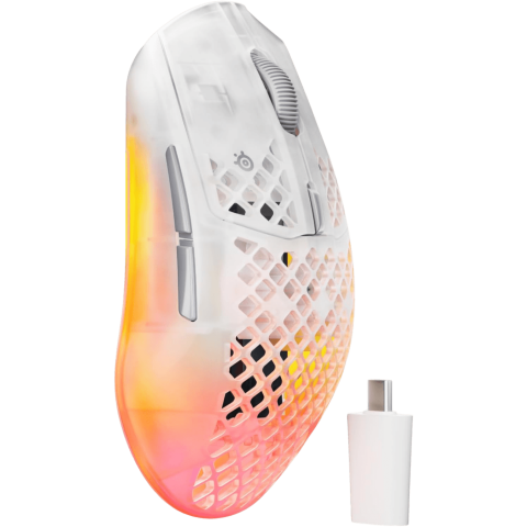 SteelSeries Aerox 3 Wireless Gen 2 Super-Light 68g Gaming Mouse (4K Polling, 26K DPI Optical Sensor, 200 Hour Battery, IP54 Water Resistant) - Zapcart Technology Qatar