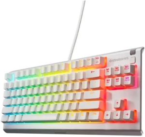 SteelSeries Apex Pro TKL Gen 3 White US Wireless Gaming Keyboard - Zapcart Technology Qatar