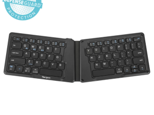 Targus AKF003AP Ergonomic Foldable Bluetooth Antimicrobial Keyboard (Black) - Zapcart Technology Qatar
