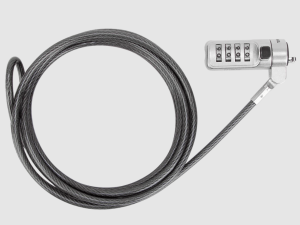 Targus DEFCON Trapezoid Resettable Combo Cable Lock - Zapcart Technology Qatar