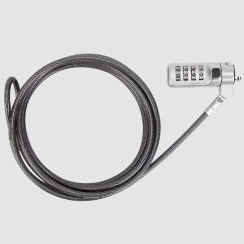 Targus DEFCON Trapezoid Resettable Combo Cable Lock - Zapcart Technology Qatar