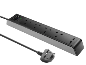 Targus Smart Surge 4 with 2 USB Ports - Zapcart Technology Qatar