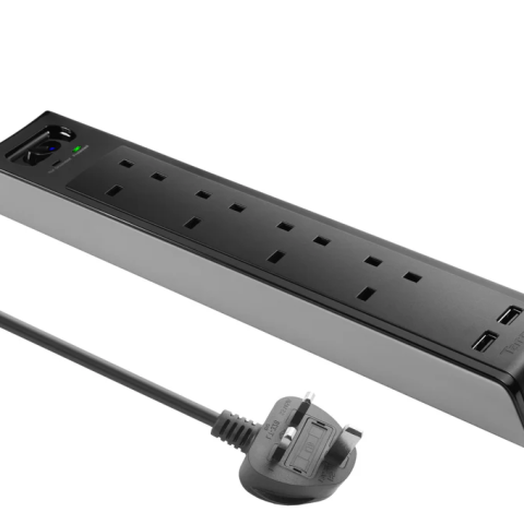 Targus Smart Surge 4 with 2 USB Ports - Zapcart Technology Qatar