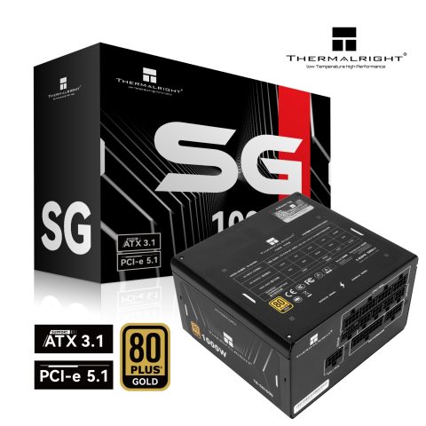 THERMALRIGHT 1000W 80+ GOLD MODULAR PSU ATX3.1 SG1000 - Zapcart Technology Qatar