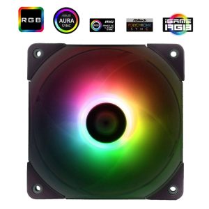 THERMALRIGHT TL-C12S(3PIN/5V) ARGB FAN BLACK - Zapcart Technology Qatar