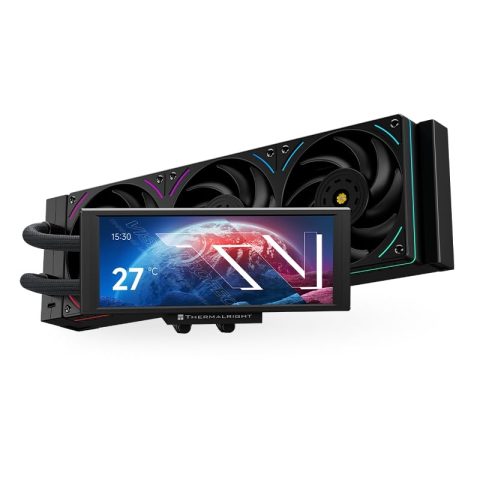 THERMALRIGHT TROFEO VISION 360 ARGB Liquid Cooler (6.86-inch Magnetic IPS LCD Screen with 2400x1080 Resolution, Free to DIY a Variety of Themes, Liquid CPU Cooler for AM4/AM5,Intel lga1700/1851) - Zapcart Technology Qatar