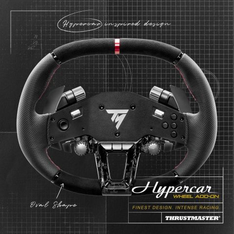 Thrustmaster Hyper Car Wheel Add-On - Compatible on PS5, PS4 and PC - Zapcart Technology Qatar