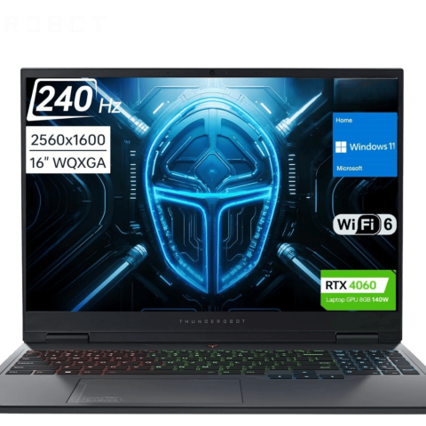 Thunderobot Hunter Blade R16 16" 2.5k 240Hz Gaming Laptop (i7-13650HX, 16GB D5, 512GB SSD, RTX 4060, W11) - Zapcart Technology Qatar