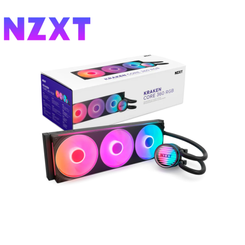 NZXT Kraken Core 360 RGB - Black - Zapcart Technology Qatar