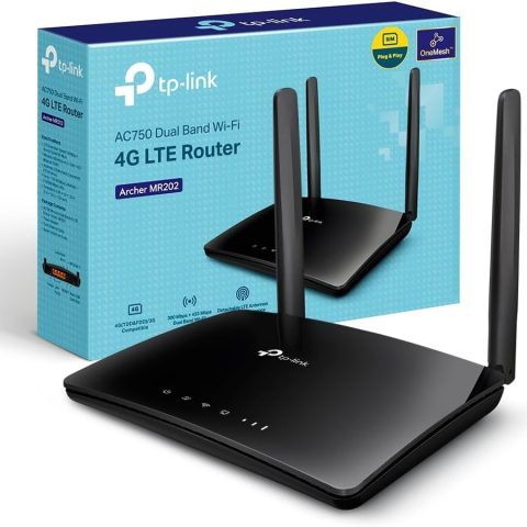 TP-Link Archer MR202 AC750 Wireless Dual Band 4G LTE Router - Zapcart Technology Qatar
