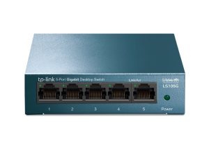 TP-Link LS105G 5-Port 10/100/1000Mbps Desktop Network Switch - Zapcart Technology Qatar