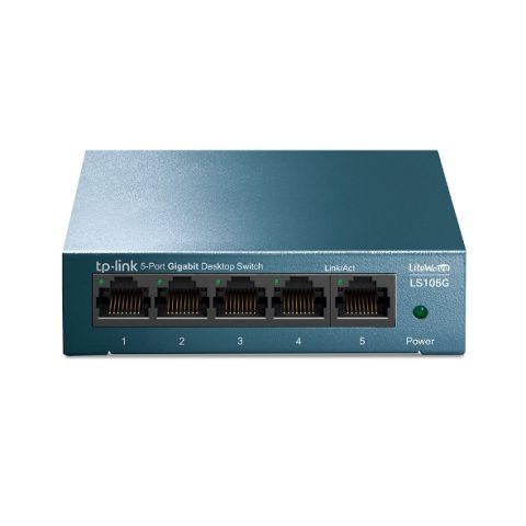 TP-Link LS105G 5-Port 10/100/1000Mbps Desktop Network Switch - Zapcart Technology Qatar