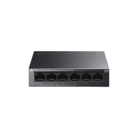 TP-Link LS106P 6-Port 10/100Mbps Desktop Switch with 4-Port PoE+ - Zapcart Technology Qatar