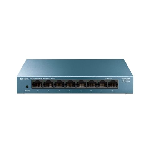 TP-Link LS108G 8-Port 10/100/1000Mbps Desktop Network Switch - Zapcart Technology Qatar