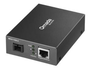 TP-Link MC211CS-2 Omada 10/100/1000 Mbps RJ45 to 1000 Mbps Single-mode SC WDM Bi-Directional Fiber Converter - Zapcart Technology Qatar