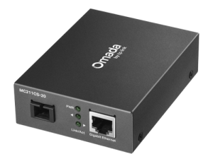 TP-Link MC211CS-20 Omada 10/100/1000 Mbps RJ45 to 1000 Mbps Single-mode SC WDM Bi-Directional Fiber Converter - Zapcart Technology Qatar