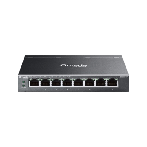 TP-Link Omada ES208GP 10-Port Gigabit Easy Managed Switch with 8-Port PoE+ - Zapcart Technology Qatar