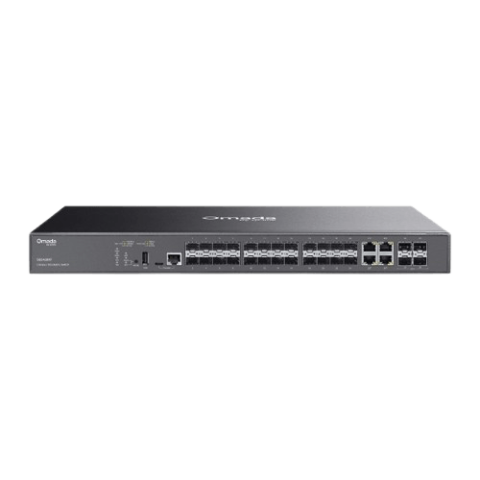 TP-Link Omada SG5428XF Campus 24-Port SFP Stackable Lite L3 Managed Switch with 4× 10G Slots - Zapcart Technology Qatar