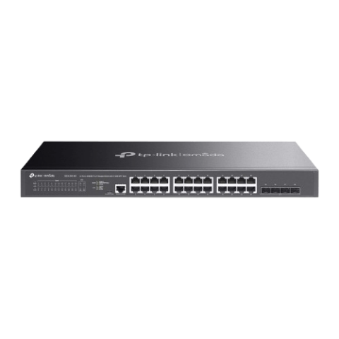 TP-Link SG3428X-M2 Omada 24-Port 2.5GBASE-T L2+ Managed Switch with 4 10GE SFP+ Slots - Zapcart Technology Qatar