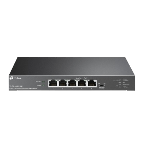 TP-Link TL-SG105PP-M2 New 5-Port 2.5G Desktop Switch with 4-Port PoE++ - Zapcart Technology Qatar