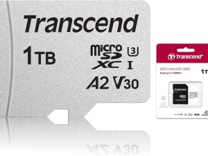 Transcend 300S microSDXC Cards 32GB/64GB/128GB/256GB/512GB/1TB WITH ADAPTER - Zapcart Technology Qatar