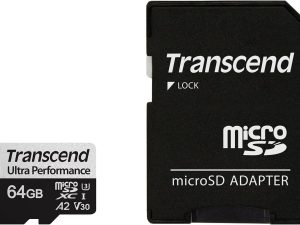 Transcend 340S microSDXC Cards (Ultra Performance) 64GB/128GB/256GB/512GB WITH ADAPTER - Zapcart Technology Qatar